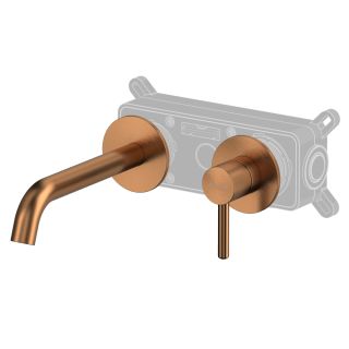 Смеситель для раковины WHITECROSS 2-Y1225CPB брашированная медь